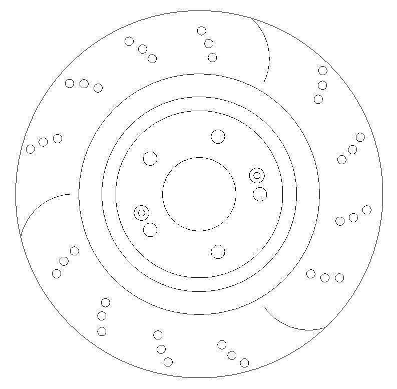 Front Brake Discs to fit Hyundai I30N Dimpled and Grooved