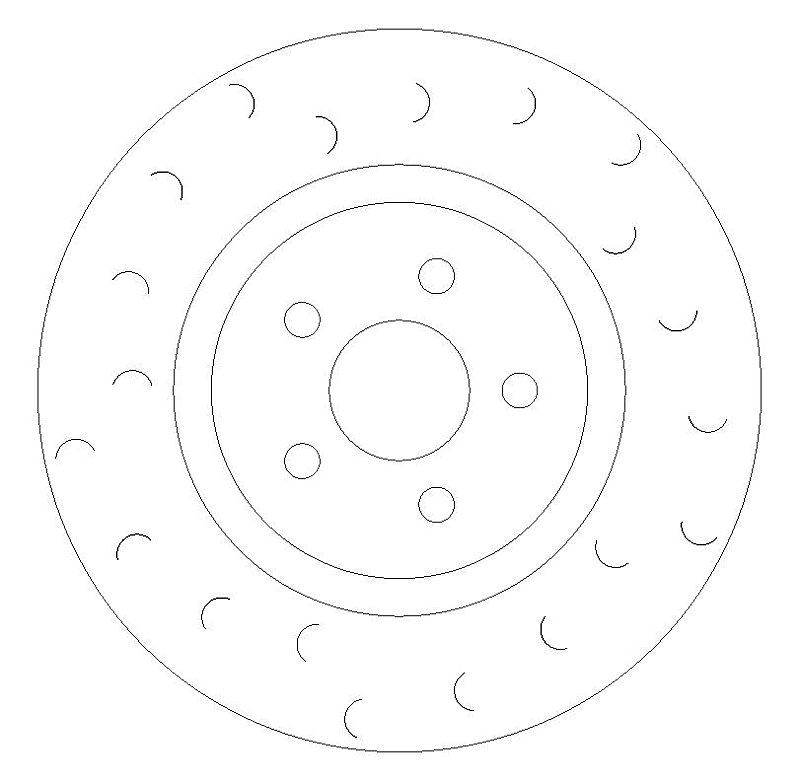 Front Brake Discs 325 mm to fit Jaguar F-Pace (X761) Land Rover and others