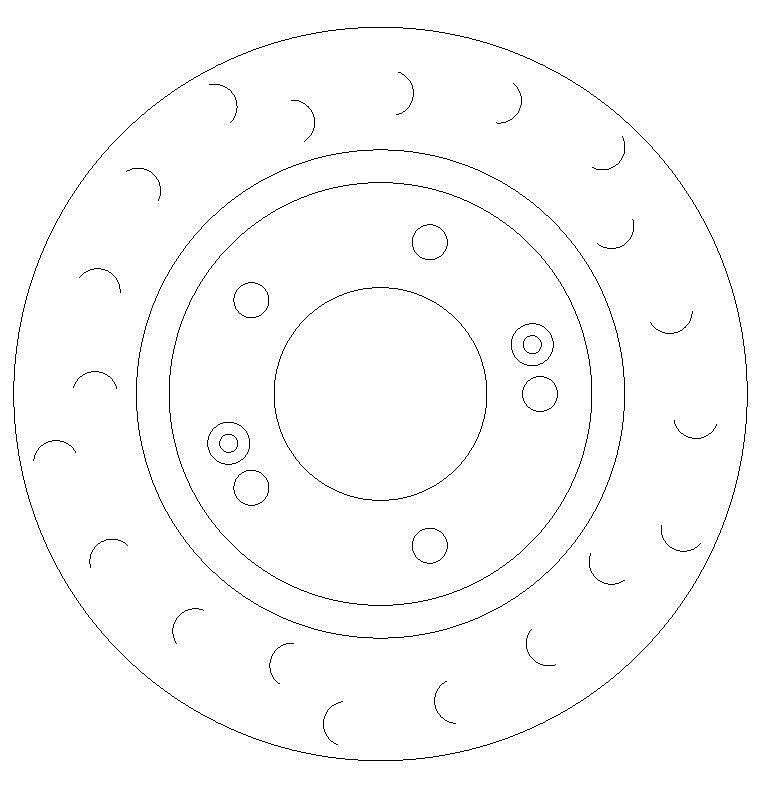 Hyundai I20N Rear C-Hook Brake Discs