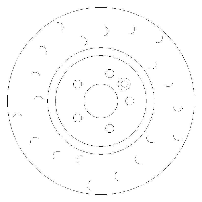 Front Brake Discs 350 mm to fit Jaguar F-Pace (X761) Land Rover