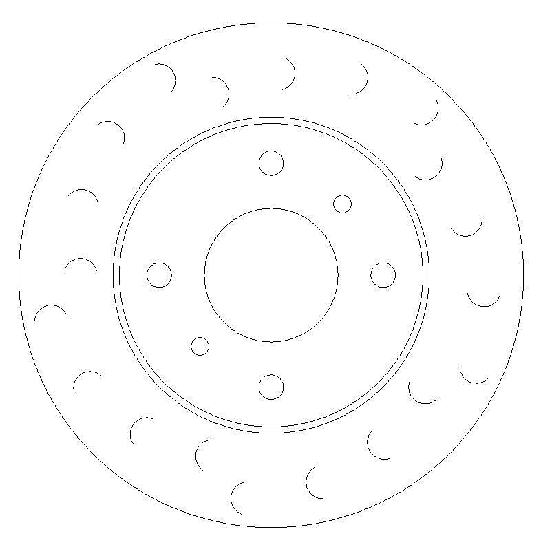 Front Brake Discs 257 mm to fit Infiniti G20 Nissan and others