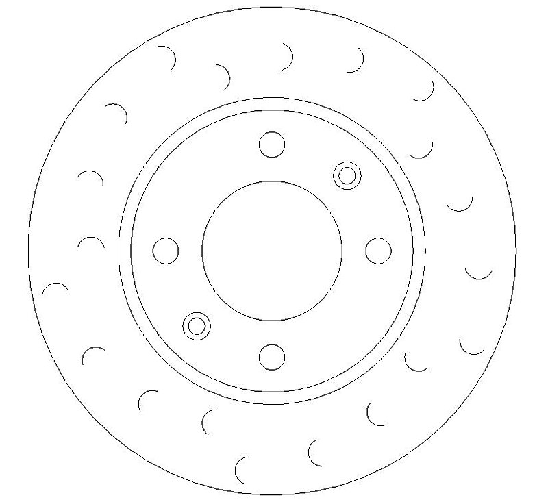 Rear Brake Discs 247 mm to fit Citroen Saxo (S0, S1) Peugeot and others