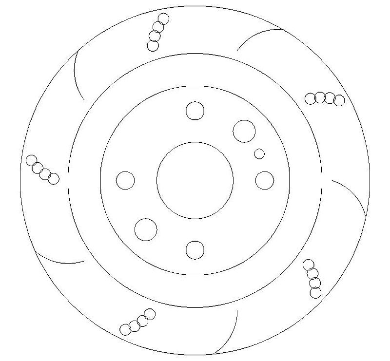 MAZDA MX5 (MK1) 1.6 16v Rear Dimpled And Grooved Brake Discs