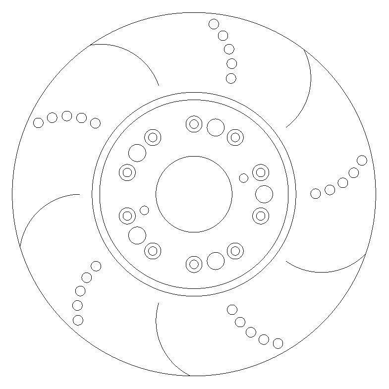 Front Performance Brake Discs to fit Lexus IS 200