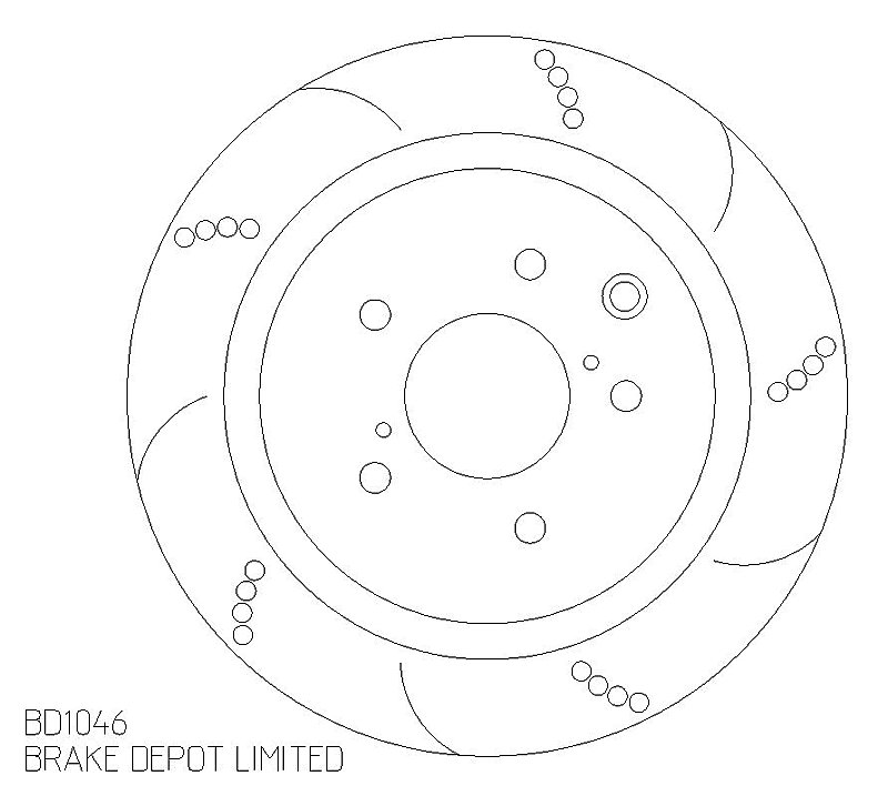 Rear Brake Discs 297 mm to fit Nissan 300ZX (Z32)