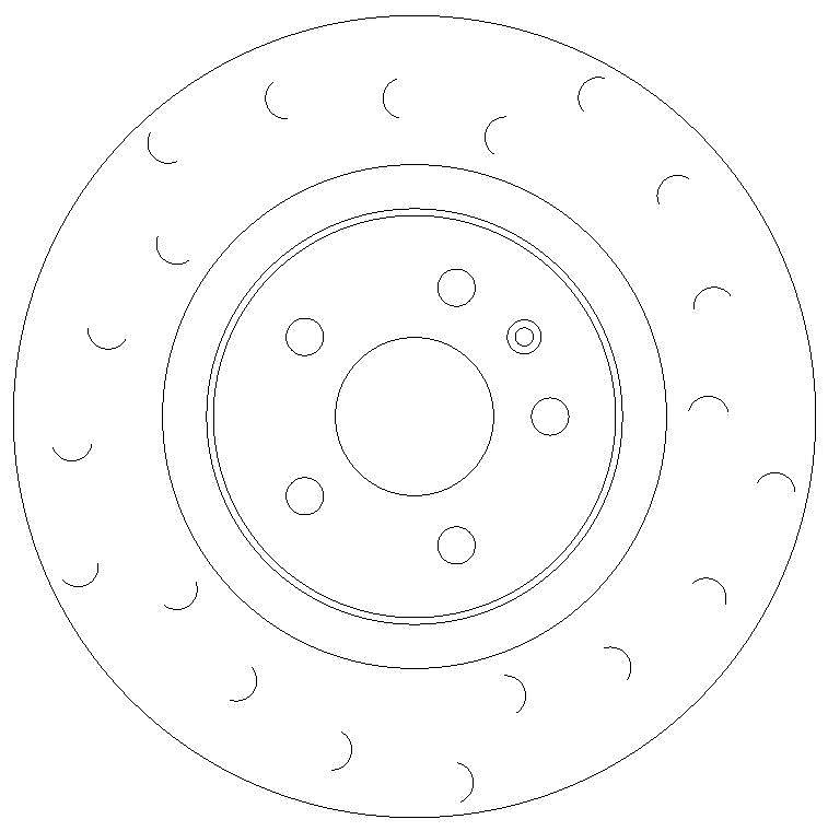 Front Brake Disc to fit Tesla 3