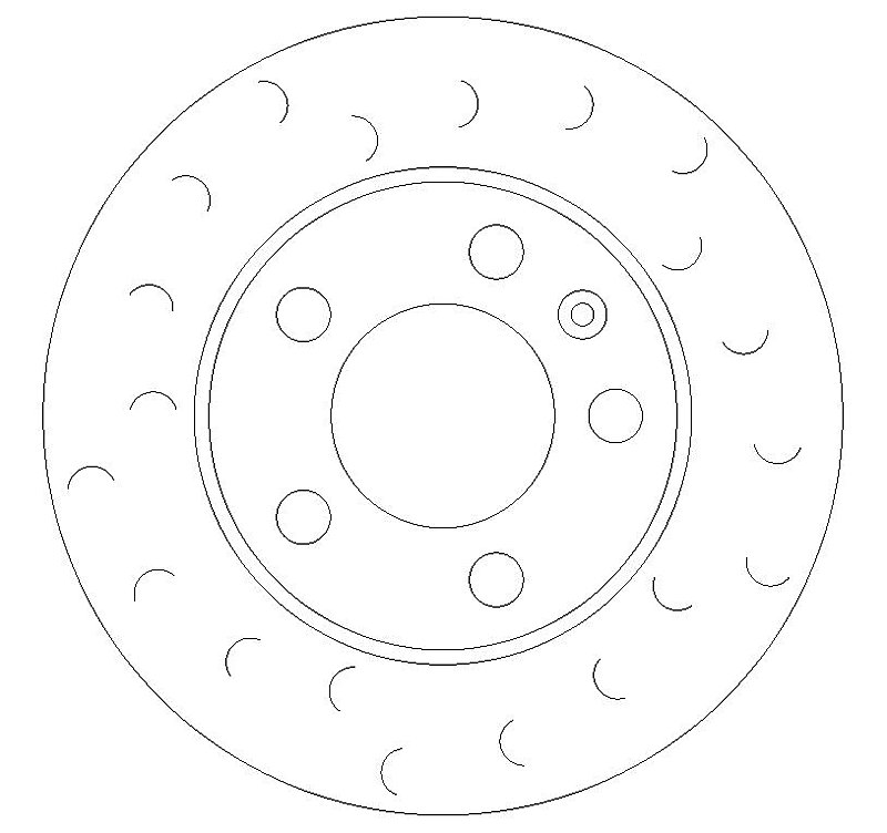 Skoda Fabia VRS 1.9 TDI Rear C-Hook Discs with Mintex Pads