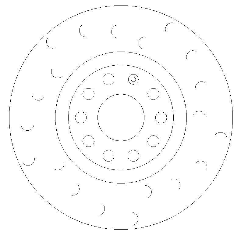 Front Brake Discs 312 mm to fit Audi A3 (8L1) Seat / Skoda / VW and others