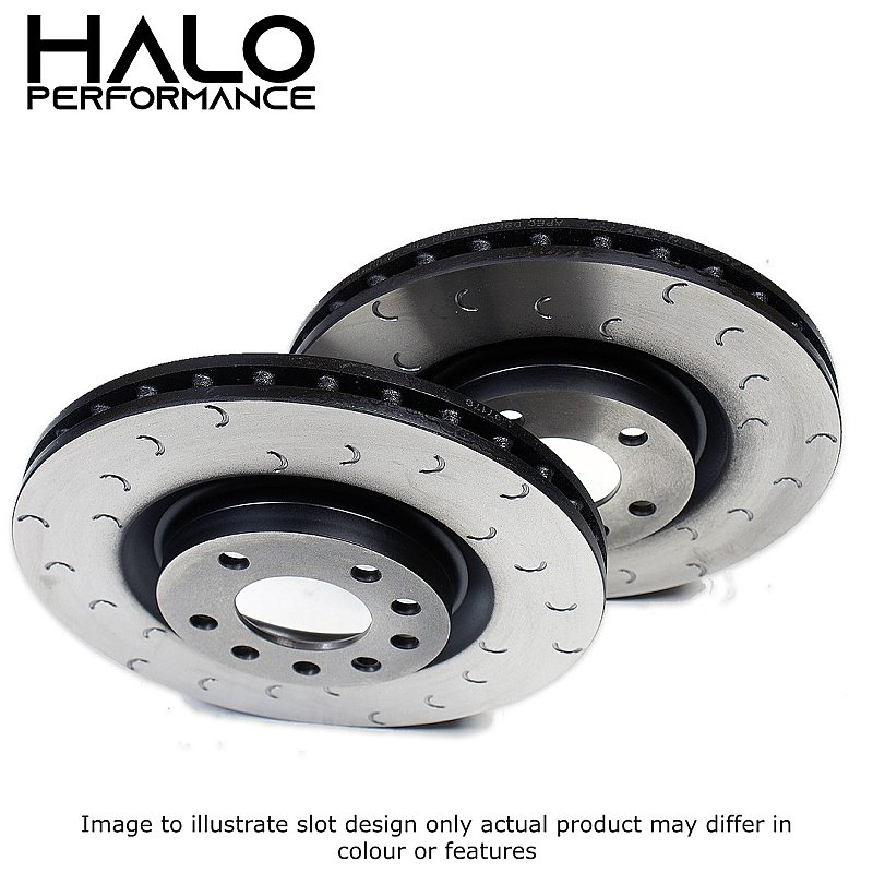Front C Hook Slotted Brake Discs BD063C