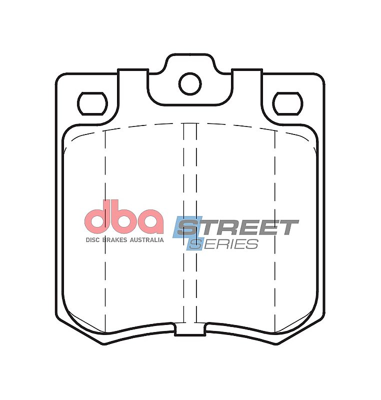 DBA Street Series Ceramic Brake Pads 63.5mm x 68.7mm DB1026SS - Front