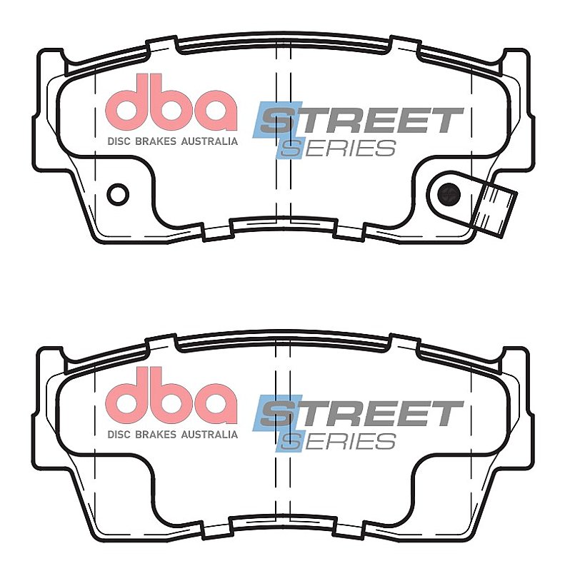 DBA Street Series Ceramic Brake Pads 103.5mm x 43.5mm DB1134SS - Front