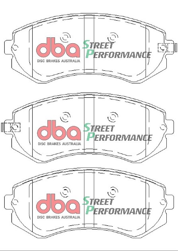 DBA Street Performance Brake Pads 121mm x 50.5mm DB1148SP - Rear