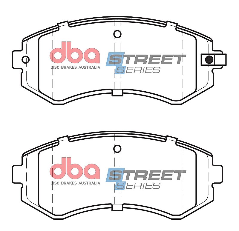 DBA Street Series Ceramic Brake Pads 121mm x 50.6mm DB1148SS - Rear
