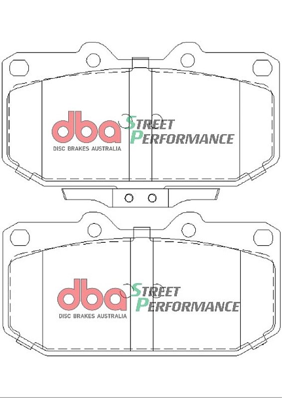 Front DBA Performance Street Pads to fit Subaru Nissan Mitsubishi