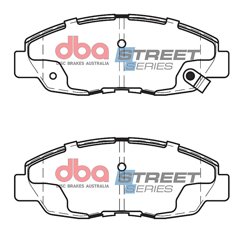 DBA Street Series Ceramic Brake Pads 137.8mm x 52mm DB1191SS - Front