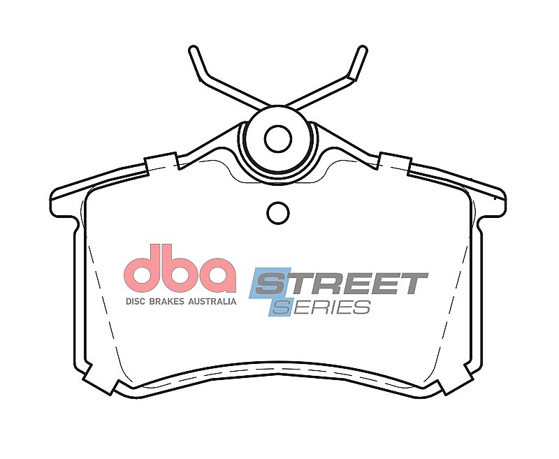 DBA Street Series Ceramic Brake Pads 87.1mm x 52.8mm DB1192SS - Rear