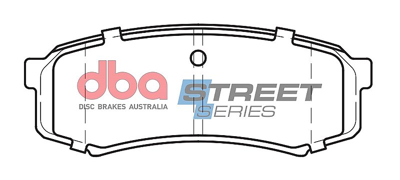 DBA Street Series Semi-Metallic Brake Pads 116.4mm x 44.1mm DB1200SS - Rear