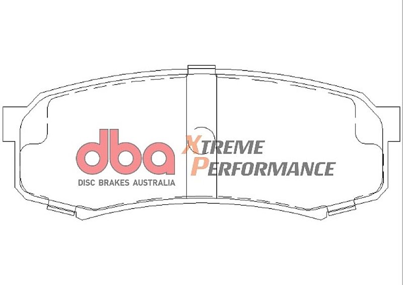 DBA Brake Kit - 4000 Series T3 Slotted & Xtreme Performance Brake Pads (2x DBA42219S + DB1200XP) DBA42219S-1200XP