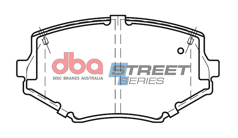 DBA Street Series Ceramic Brake Pads 110mm x 57.2mm DB1282SS - Front