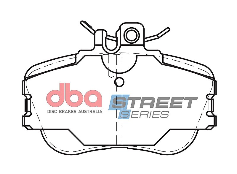 DBA Street Series Ceramic Brake Pads 108mm x 74.7mm DB1295SS - Front