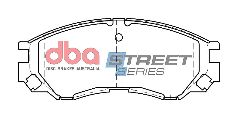 DBA Street Series Ceramic Brake Pads 137.6mm x 54.9mm DB1297SS - Front