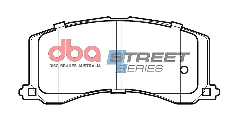 DBA Street Series Ceramic Brake Pads 111.5mm x 48.4mm DB1304SS - Front