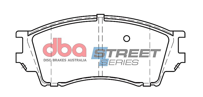 DBA Street Series Ceramic Brake Pads 142mm x 59.7mm DB1326SS - Front