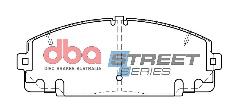 DBA Street Series Ceramic Brake Pads 145.5mm x 56.5mm DB1328SS - Front