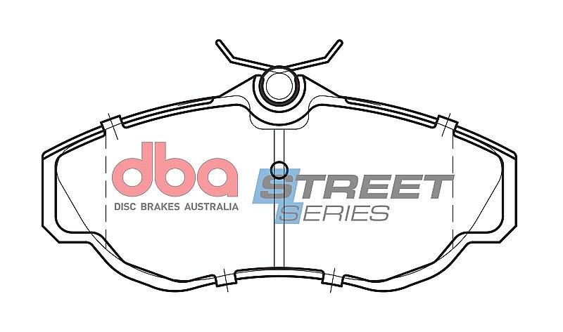DBA Street Series Semi-Metallic Brake Pads 145mm x 66.2mm DB1336SS - Front