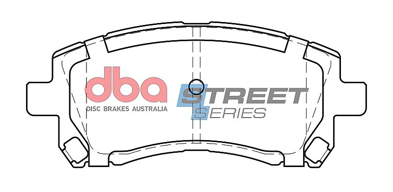 DBA Street Series Ceramic Brake Pads 137.9mm x 59.4mm DB1342SS - Front