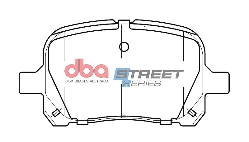 DBA Street Series Ceramic Brake Pads 117mm x 59.4mm DB1345SS - Front