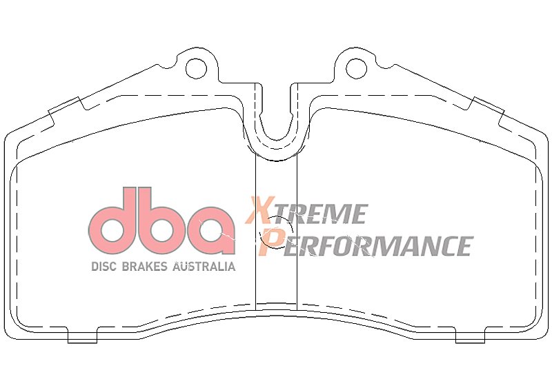 DBA Xtreme Performance Brake Pads 131.8mm x 70.6mm DB1355XP - Front