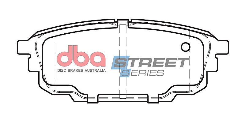 DBA Street Series Ceramic Brake Pads 100.5mm x 39mm DB1359SS - Rear