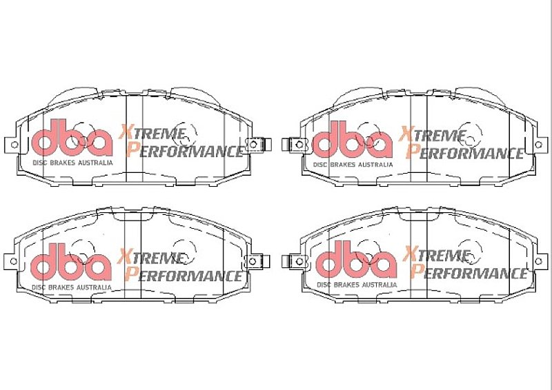 DBA Street Performance Brake Pads 165.8mm x 61.6mm DB1361SP - Front