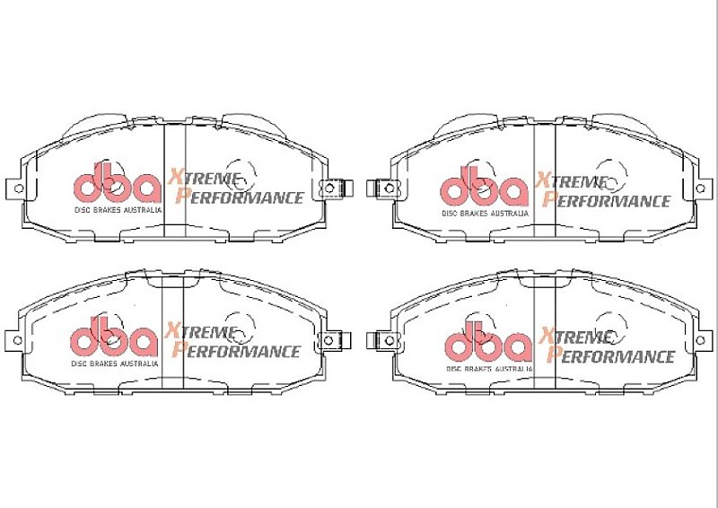 DBA Brake Kit - 4000 Series T3 Slotted & Xtreme Performance Brake Pads (2x DBA4625S + DB1361XP) DBA4625S-1361XP