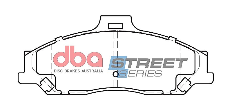 DBA Street Series Ceramic Brake Pads 151.5mm x 61.5mm DB1366SS - Front