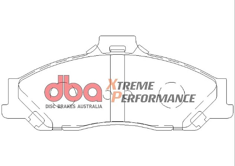 DBA Xtreme Performance Brake Pads 151.5mm x 61.85mm DB1366XP - Front