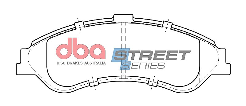 DBA Street Series Ceramic Brake Pads 169mm x 61.8mm DB1375SS - Front