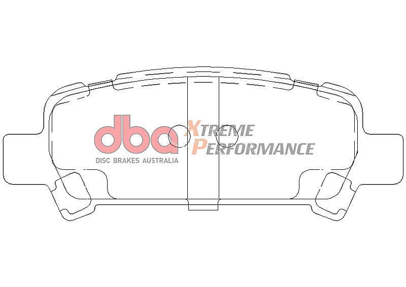 DBA Brake Kit - 4000 Series T3 Slotted & Xtreme Performance Brake Pads (2x DBA4653S + DB1379XP) DBA4653S-1379XP