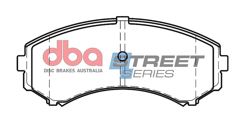 DBA Street Series Ceramic Brake Pads 139.2mm x 58.3mm DB1385SS - Front