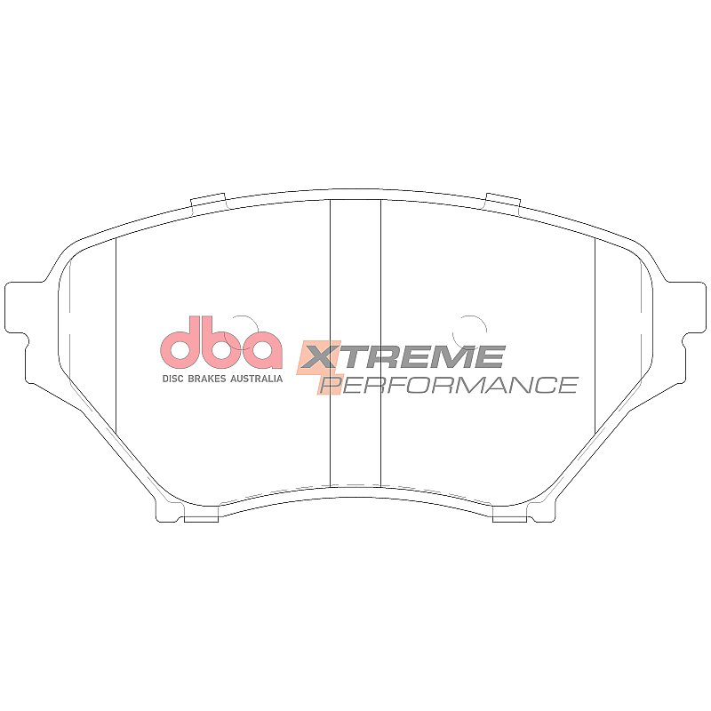 DBA Xtreme Performance Brake Pads 122.9mm x 58.4mm DB1386XP - Front