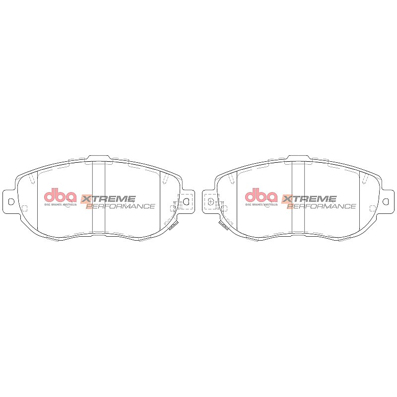 DBA Xtreme Performance Brake Pads 143.9mm x 63.8mm DB1395XP - Front