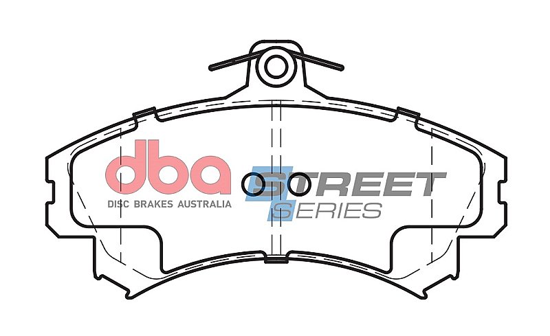 DBA Street Series Ceramic Brake Pads 130mm x 72.7mm DB1402SS - Front