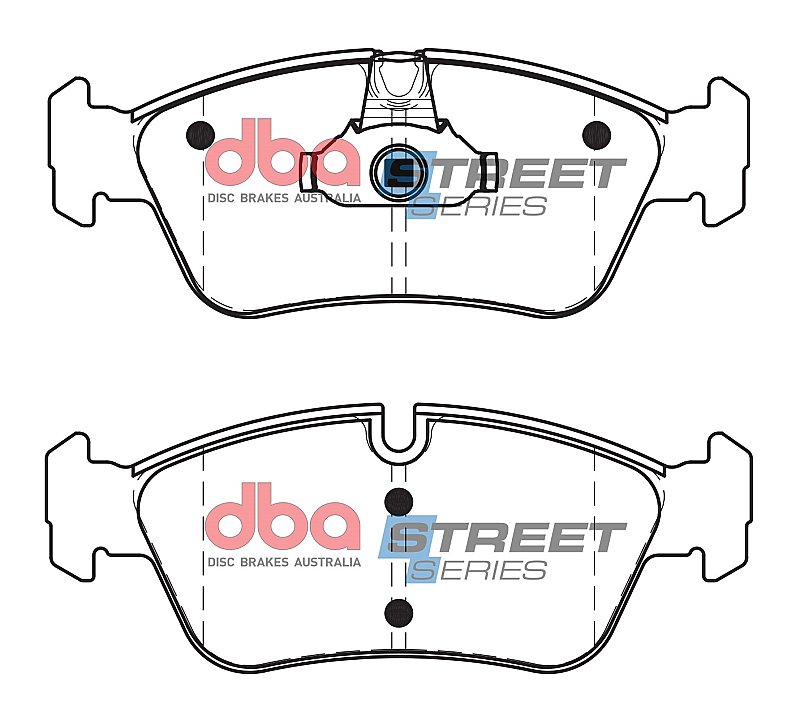 DBA Street Series Ceramic Brake Pads 150.4/151.5mm x 57.6/57.6mm DB1414SS - Front