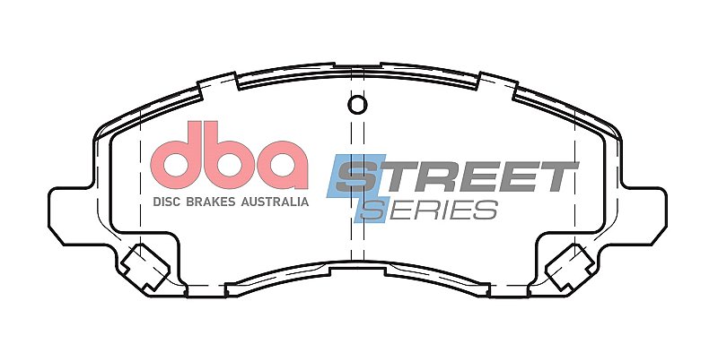 DBA Street Series Ceramic Brake Pads 145mm x 55mm DB1441SS - Front
