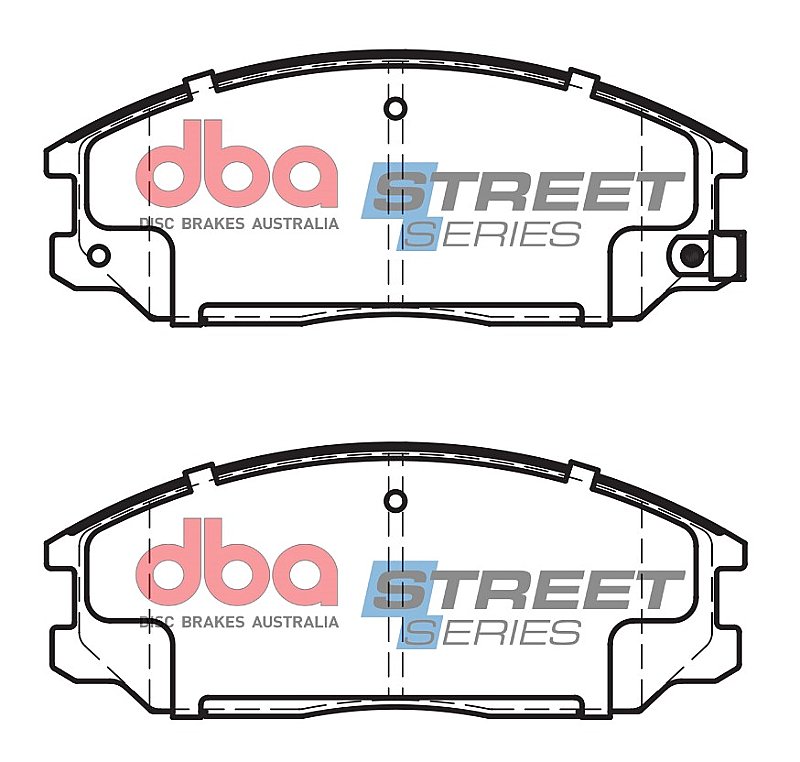 DBA Street Series Ceramic Brake Pads 149mm x 58mm DB1450SS - Front