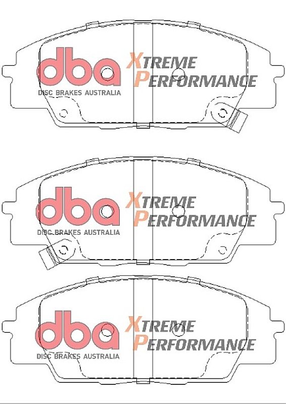 Front DBA Xtreme Pads and Grooved Discs to fit Honda Civic Type R FN2