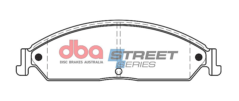 DBA Street Series Ceramic Brake Pads 189.5mm x 56.7mm DB1473SS - Front