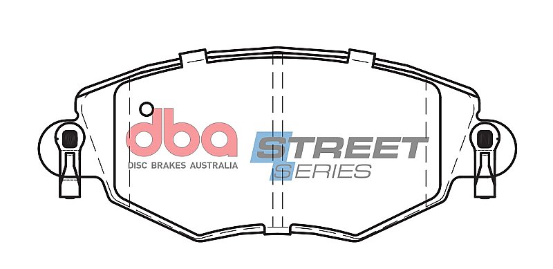 DBA Street Series Ceramic Brake Pads 148.6mm x 60.5mm DB1479SS - Front