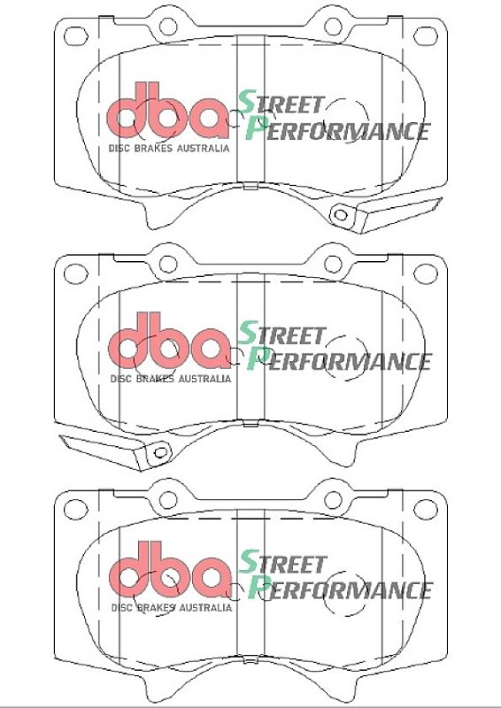 DBA Brake Kit - Street Series T2 Slotted & Street Performance Brake Pads (2x DBA2736S + DB1482SP) DBA2736S-1482SP